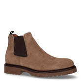 Stivaletto beatles in pelle taupe - EXTON UOMO | Boscaini Scarpe