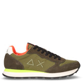 Tom Fluo sneaker in tessuto e pelle militare - SUN68 | Boscaini Scarpe