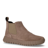 Flextride stivaletto in pelle scamosciata grigio tortora | Boscaini Scarpe