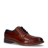Stringata in pelle cognac - Stringate Uomo | Boscaini Scarpe