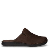 Ciabatta da casa in pelle marrone - Ciabatte Uomo | Boscaini Scarpe