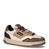 Sneaker in pelle marrone e beige | Boscaini Scarpe
