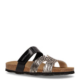 Luce ciabatta bambina in ecopelle platino nero - GRUNLAND JUNIOR | Boscaini Scarpe