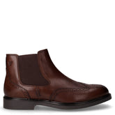 Stivaletto beatles in pelle stile inglese marrone | Boscaini Scarpe