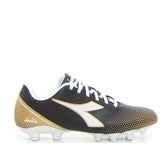 Pichichi 7 MG14 scarpa da calcio nero bianco oro - Mid Season Sale Uomo | Boscaini Scarpe