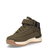 Ascot Mini polacchino sportivo bambino in ecopelle kaki | Boscaini Scarpe