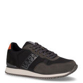 Sneaker in ecopelle e tessuto nero - Scarpe Uomo | Boscaini Scarpe