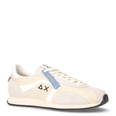 Easy Runner sneaker in pelle e tessuto bianco - SUN68 UOMO | Boscaini Scarpe