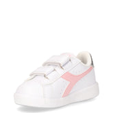 Game P Ballet sneaker bambina in ecopelle bianco rosa | Boscaini Scarpe