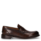 Mocassino in pelle cognac - Mocassini Uomo | Boscaini Scarpe