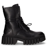 Anfibio con tacco in ecopelle nero - Anfibi Donna | Boscaini Scarpe