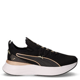 Softride Sabrina Polchro sneaker in tessuto nero oro | Boscaini Scarpe