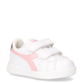 Game P Ballet sneaker bambina in ecopelle bianco rosa - DIADORA | Boscaini Scarpe