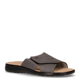 Ciabatta in ecopelle con strappo grigio - Ciabatte Aperte Uomo | Boscaini Scarpe