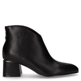 Tronchetto in ecopelle con zip nero - Tronchetti Donna | Boscaini Scarpe