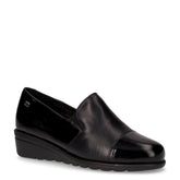 Mocassino con zeppa nero - Comfort Donna | Boscaini Scarpe