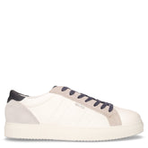 Sneaker in pelle bianco blu - Sneakers Uomo | Boscaini Scarpe