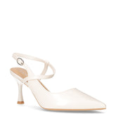 Slingback con tacco in ecopelle bianco - TOO LIKE | Boscaini Scarpe