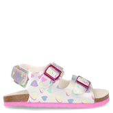Fiaba sandalo da bambina in ecopelle argento - Scarpe Bambina | Boscaini Scarpe