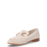 Mocassino in pelle bianco marshmallow | Boscaini Scarpe