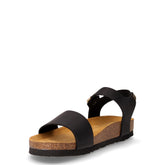 Sandalo in pelle nero | Boscaini Scarpe
