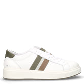 Sneaker in pelle bianco militare | Boscaini Scarpe