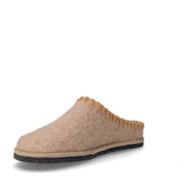 Klos ciabatta in tessuto beige marrone | Boscaini Scarpe