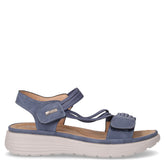 Sandalo sportivo in ecopelle e tessuto navy - TOO LIKE | Boscaini Scarpe