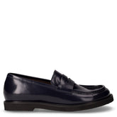 Mocassino in pelle oceano | Boscaini Scarpe