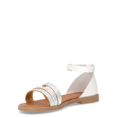 Sandalo bianco argento | Boscaini Scarpe