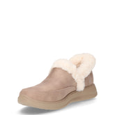 Cozy Escape pantofola in ecopelle ed ecopellccia taupe | Boscaini Scarpe