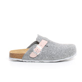 Sara ciabatta grigio cipria - Mid Season Sale Ciabatte Donna | Boscaini Scarpe