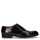 Stringata in pellle nero - EXTON | Boscaini Scarpe