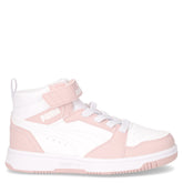 Rebound v6 mid sneaker in ecopelle bambina rosa malva bianco | Boscaini Scarpe
