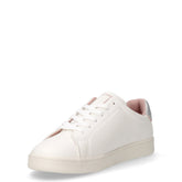 Sneaker in ecopelle bambina off white nude argento | Boscaini Scarpe