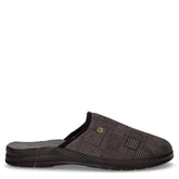 Ciabatta da casa in tessuto nero - Ciabatte Uomo | Boscaini Scarpe