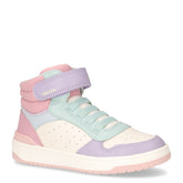 Washiba sneaker in tessuto ed ecopelle bambina rosa bianco - GEOX BAMBINO | Boscaini Scarpe
