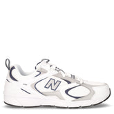 408 sneaker in tessuto ed ecopelle bianco grigio - Sneakers Uomo | Boscaini Scarpe