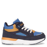 Sneaker in ecopelle bambino navy avio - Sneakers Bambino | Boscaini Scarpe