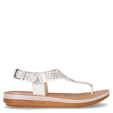 Sandalo con strass bianco argento - Donna | Boscaini Scarpe