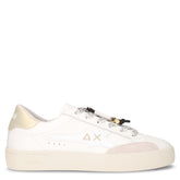 Katy Leather sneaker in pelle ed ecopelle bianco - SUN68 | Boscaini Scarpe