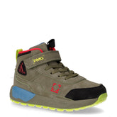Sneaker in ecopelle bambino fango | Boscaini Scarpe