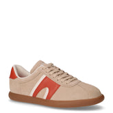 Pelotas Soller sneaker in pelle beige arancio | Boscaini Scarpe
