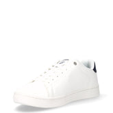 Sneaker in ecopelle bianco blu | Boscaini Scarpe