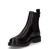 Stivaletto in pelle stile inglese nero | Boscaini Scarpe