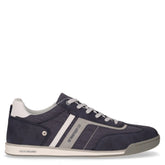 Sneaker in tessuto ed ecopelle navy | Boscaini Scarpe