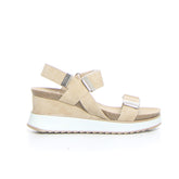 Sandalo con zeppa beige - Sandali Donna | Boscaini Scarpe