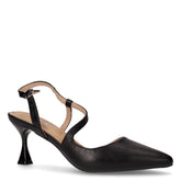 Sandalo con tacco a punta in ecopelle nero - TOO LIKE | Boscaini Scarpe