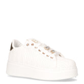 Sneaker in raffia con platform bianco - Sneakers Donna | Boscaini Scarpe