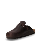 Ciabatta in pelle testa di moro rustic | Boscaini Scarpe
